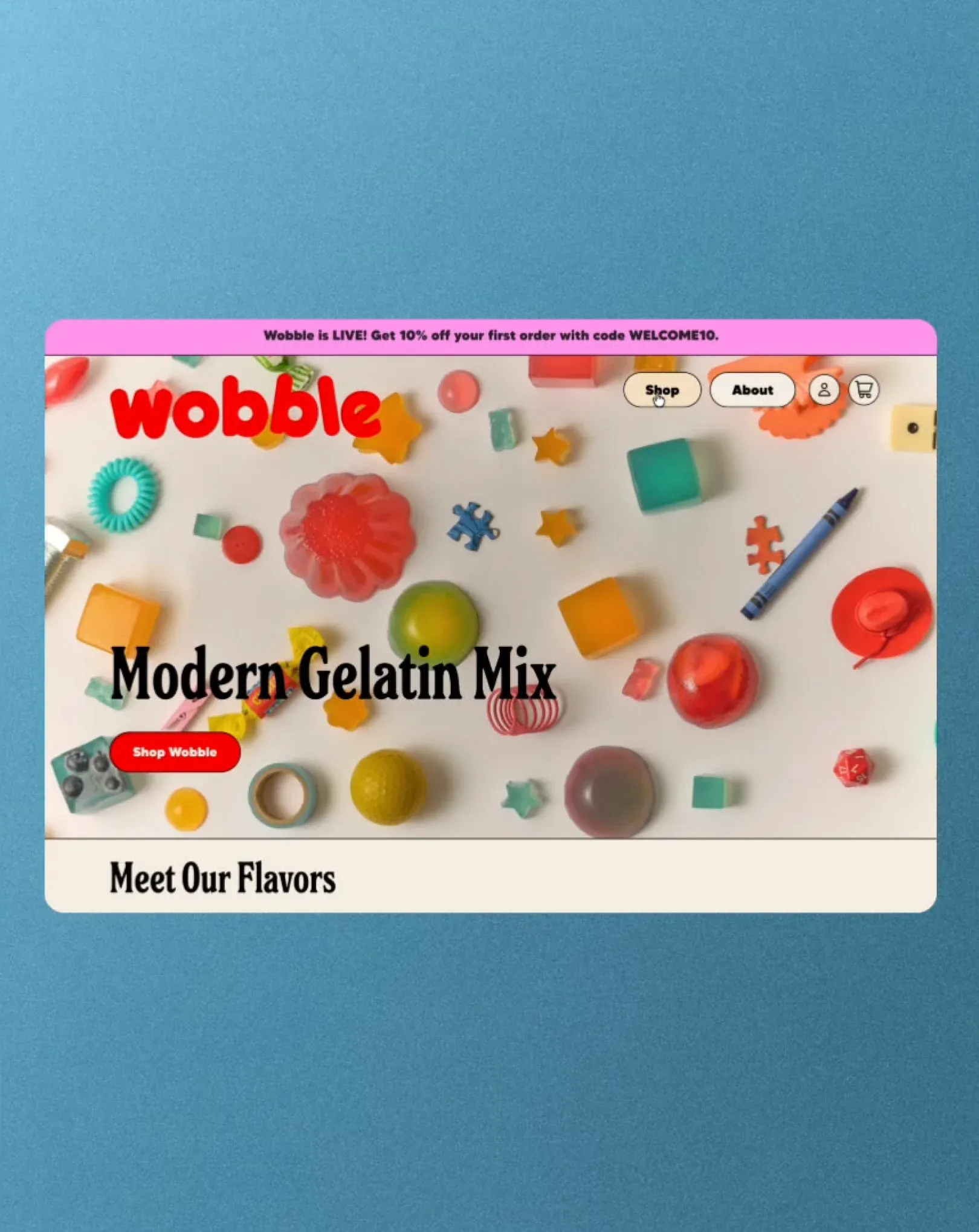 Wobble website: Modern Gelatin Mix