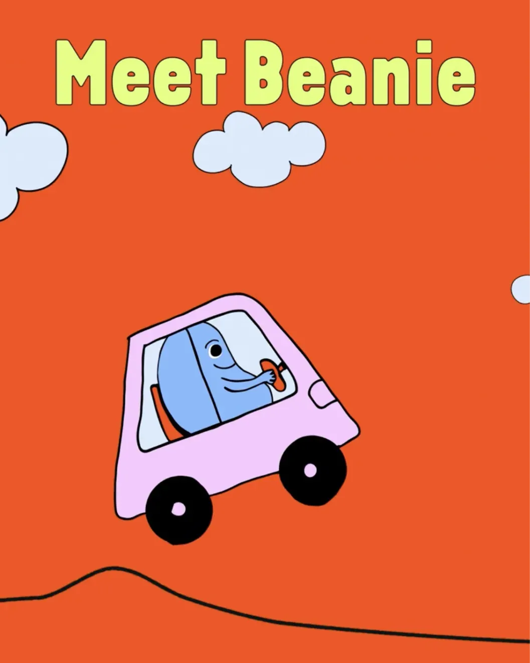 Meet Beanie: Nomie illustration of a car