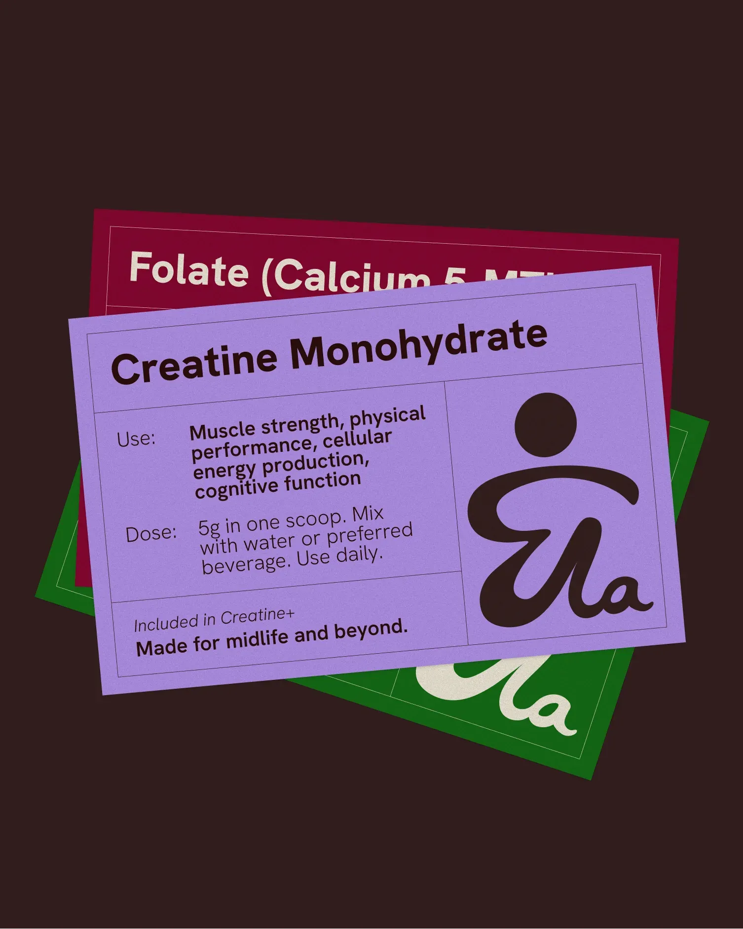 ByEla Creatine Monohydrate and Folate product cards